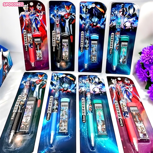 Set Bút Chì Kim, Kèm Hộp Ngòi Siêu Nhân Gao