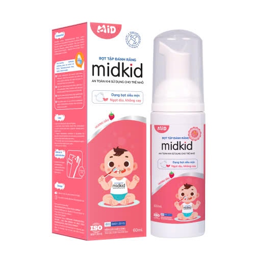 Bọt tập đánh răng Midkid
