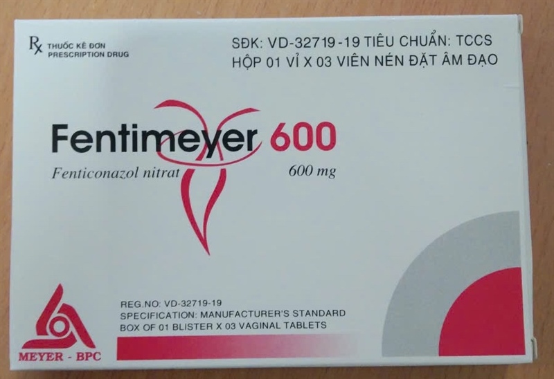 Fentimeyer 600 (Hộp 1 vỉ 3 viên nén đặt âm đạo) - Meyer - BPC