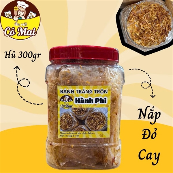 Bánh tráng dẻo hành phi cô mai