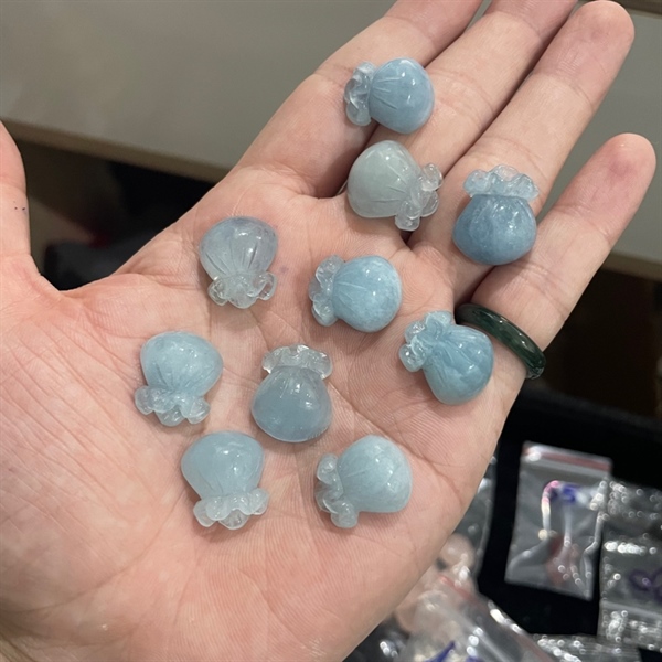 Túi tiền đá Aquamarine