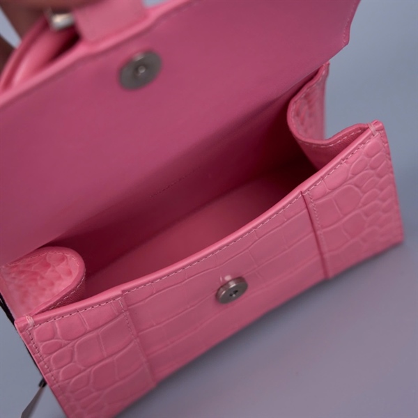 Túi Balenciaga Hourglass hồng ̣ (592833 . 5812 . Q . 493075) (PN)+