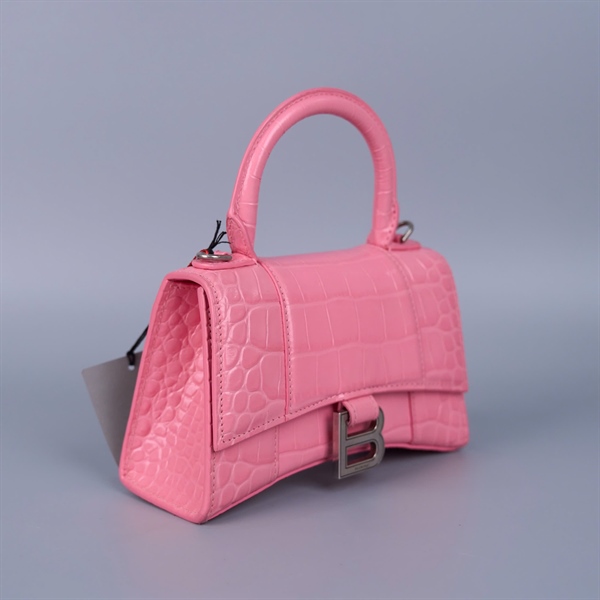 Túi Balenciaga Hourglass hồng ̣ (592833 . 5812 . Q . 493075) (PN)+