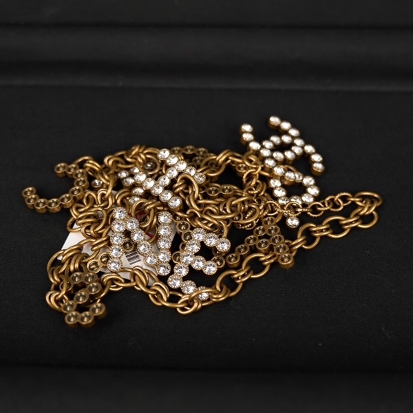 Strap Chanel vàng dây xích +