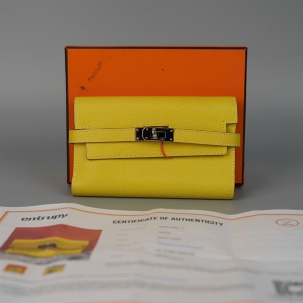 Ví Hermes vàng Square R (2014) KG+