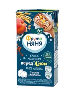 Sữa đêm Fruto vị đào 200ml 6m+