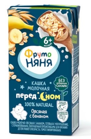 Sữa đêm Fruto vị chuối 200ml 6m+