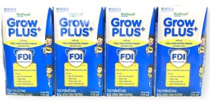 Sữa nước Nutifood GrowPlus+ xanh nhạt 110ml