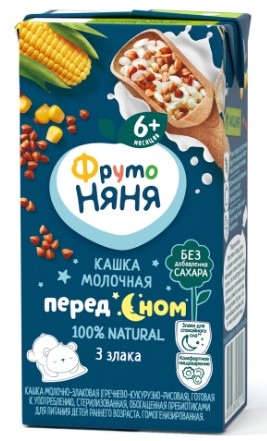 Sữa đêm Fruto vị ngô 200ml 6m+