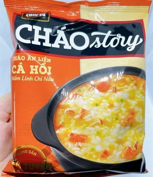 Cháo story cá hồi