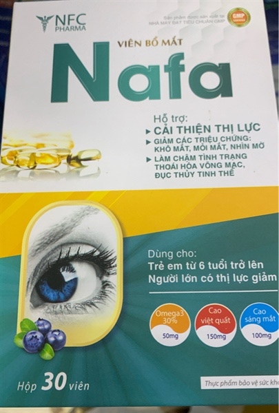 Viên bổ mắt NAFA hộp 30 viên