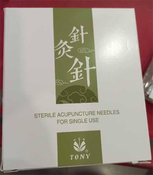 Kim châm cứu thép số 5 Tony (0.3x25mm) (10 cái/túi, 100 túi/hộp) - An Sinh