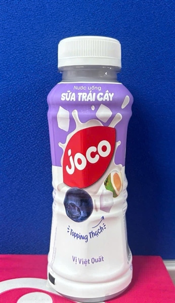 Sữa trái cây thạch dừa Joco Việt Quất 250ml