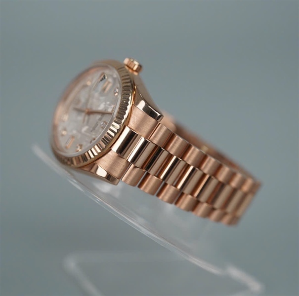 Đồng hồ Rolex mặt tròn full kim cương dây vàng (HC) +