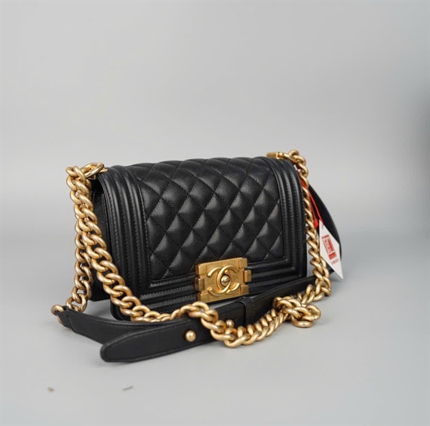 Túi Chanel boy đen LUT5GCP3 sz20 (HC) +