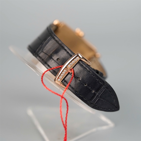 Đồng hồ Franck Muller vuông quai đen (no45) sz36 (HC) +