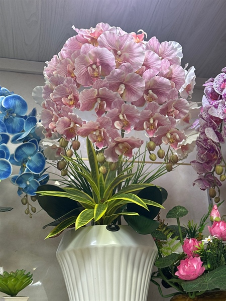 Bát hồ điệp cánh xoăn xịn - Thành phẩm - Hoa Lụa Vân Vượng