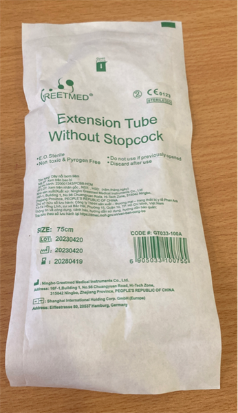 Dây nối bơm tiêm GREETMED 75cm - China