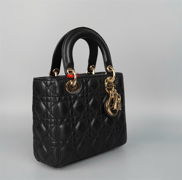 Túi Dior Lady đen kim cương (29-MA-0119) szS (HC) +