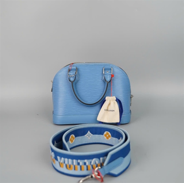 Túi LV Alma xanh kèm ổ+ chìa (SN0251) sz23 (HC) +