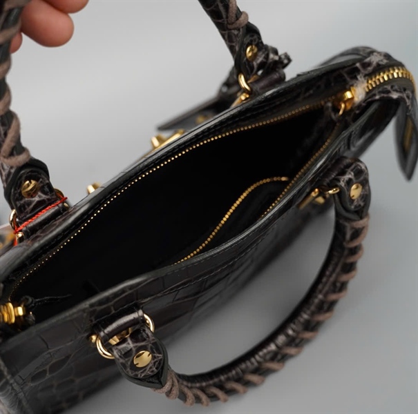 Túi Balenciaga Le City đen da trăn (528147) sz24 KG +