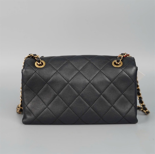 Túi Chanel đen logo chữ (29558316) sz20 (HC) +