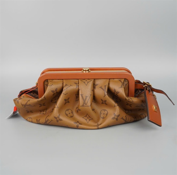 Túi LV Boursicot hoa nâu 2 màu ( PL0270) sz25 (HC) +