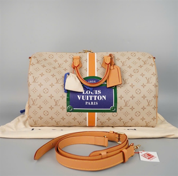 Túi LV du lịch nude kèm ổ+ chìa sz45 (HC) +