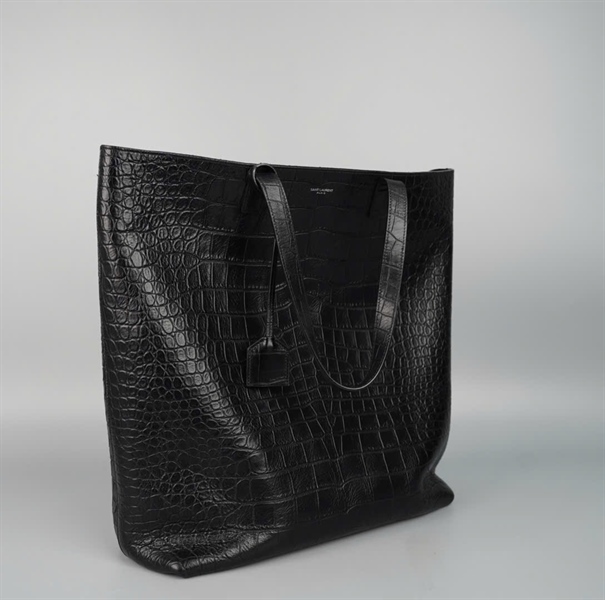 Túi YSL tote đen da trăn kèm ví (TCT591747) sz32 +