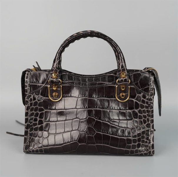 Túi Balenciaga Le City đen da trăn (528147) sz24 KG +