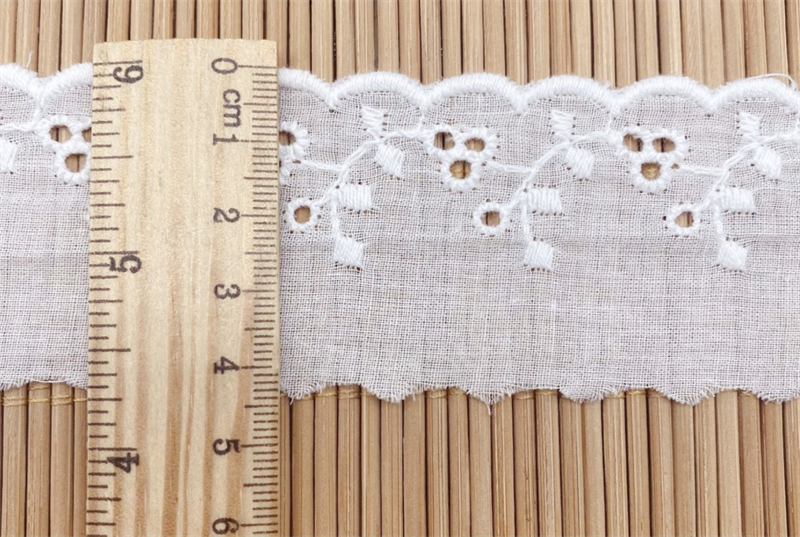 Dây viền vải cotton thêu RV16 #020803