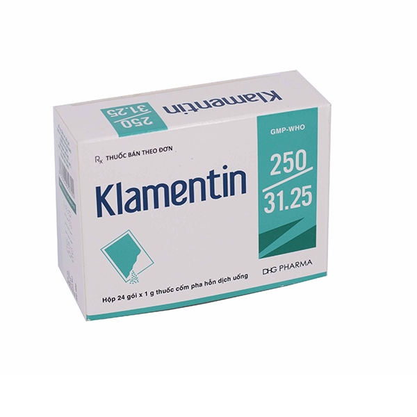Klamentin 250/31.25 dhg (h/24g)