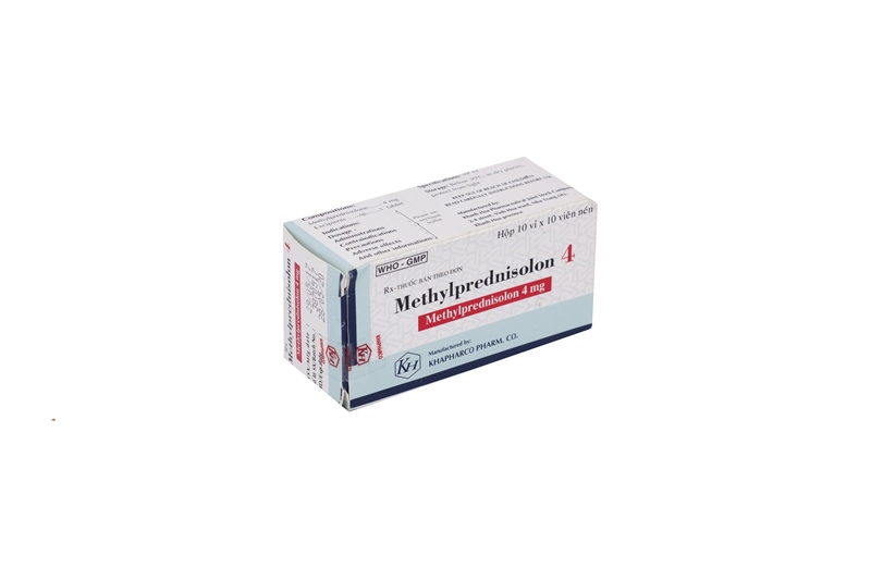 Methylprednisolon 4mg khapharco (h/100v)
