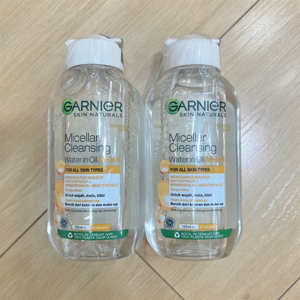 Nước tẩy trang chứa dầu GARNIER 125ml - Dầu Vàng (#95k sale)