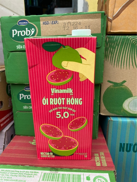 Nước ép ổi ruột hồng Nectar Vinamilk 1L