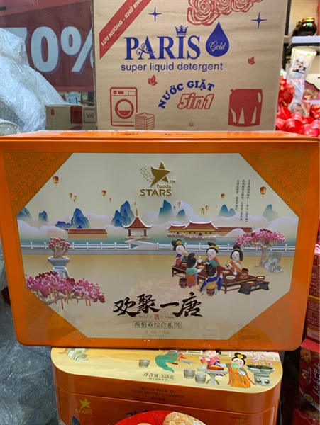 Bánh Foods Stars Cam 828g