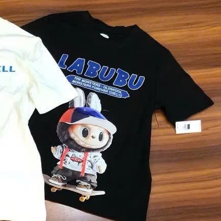 P722 Áo thun ngắn tay Labubu & Capy