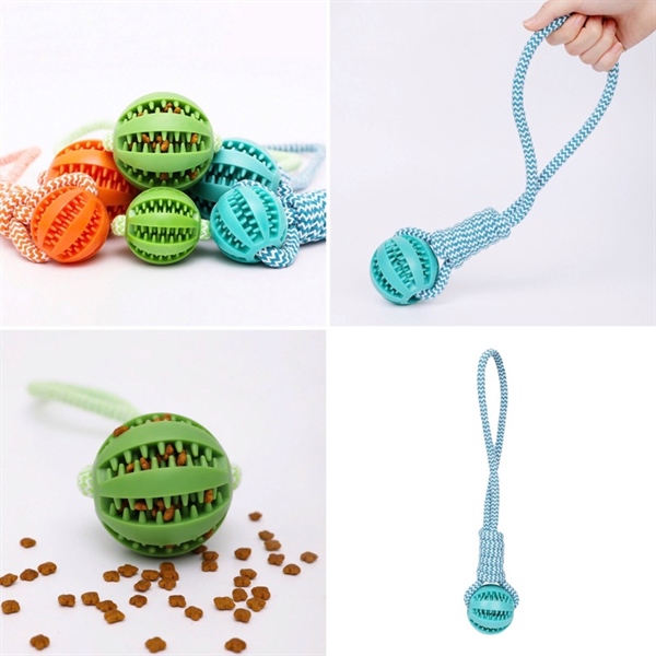 TTP - Đồ chơi dây thừng kèm bóng kẹp thức ăn 60* 5cm
