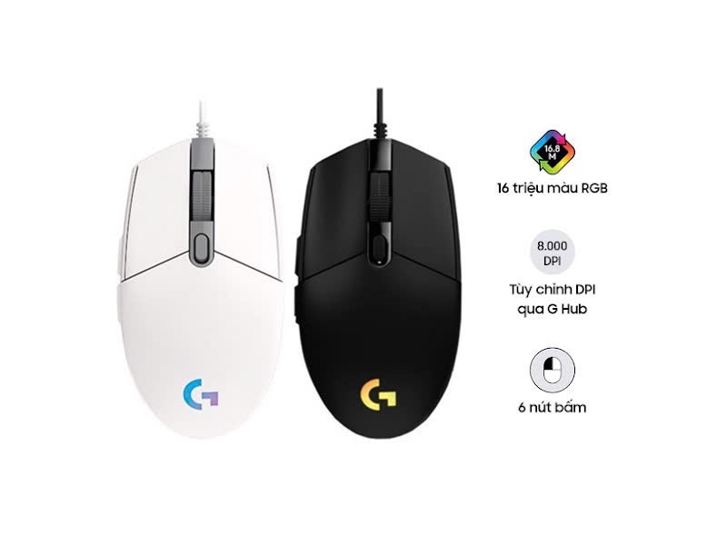 Chuột LOGITECH G102 có dây