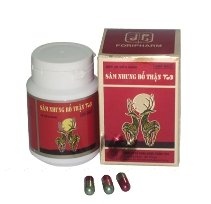 Sâm nhung bổ thận tw3 (c/30v)