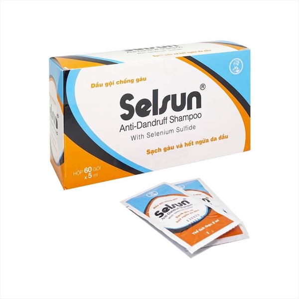 Dầu gội chống gàu selsun 1% rohto (h/60g/5ml) (gói)