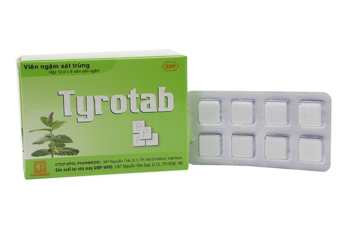 Tyrotab Pharmedic (Hộp/10vỉ/8viên)