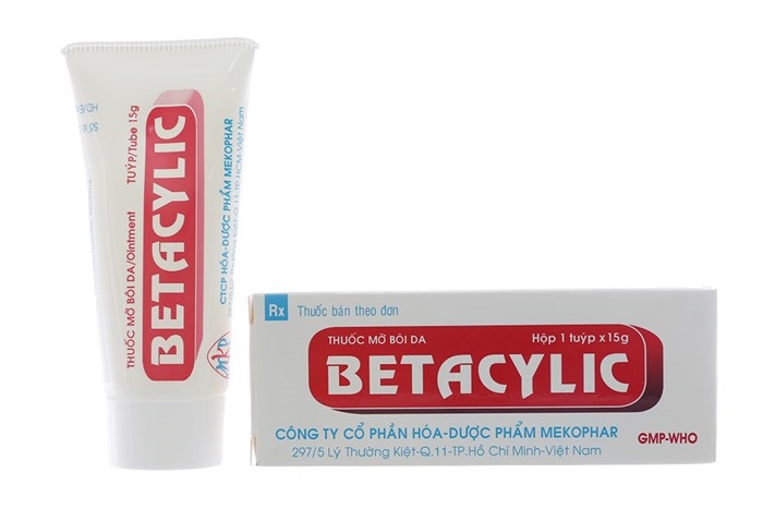 Betacylic ointment mekophar (tuýp/15gr)