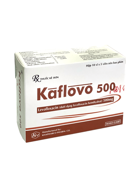 Kaflovo levofloxacin 500mg khapharco (h/50v)