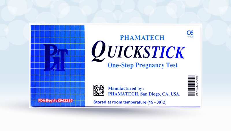 Que thử thai quickstick one step pregnancy test phamatech (h/1 que)