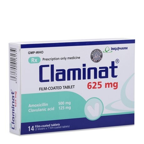Claminat 625mg imexpharm (h/14v)