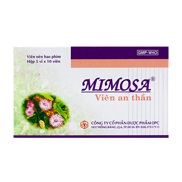 Mimosa viên an thần opc (h/50v)
