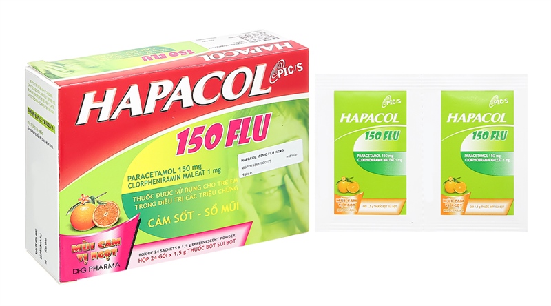 Hapacol 150mg flu dhg (h/24g)
