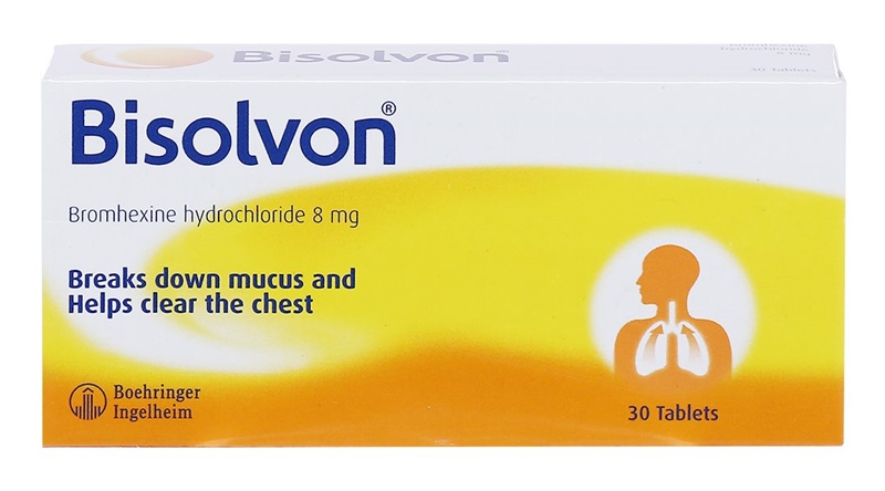 Bisolvon bromhexin 8mg sanofi (h/30v)