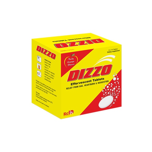 Dizzo effervescent tablets reliv (h/48v)